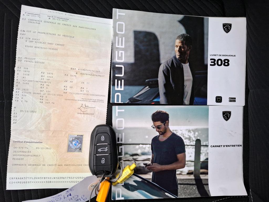 Peugeot 308 BlueHDi 130ch S&S BVM6 Active Pack 2022