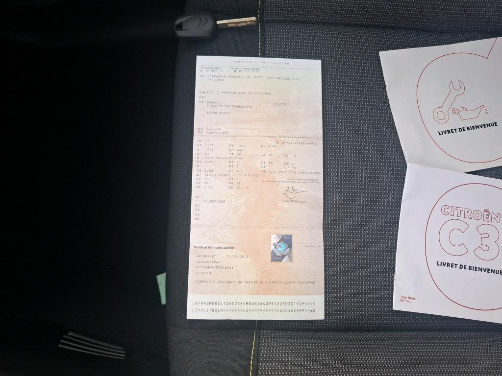 Citroen C3 PureTech 83 S&S BVM5 C-Series 2023