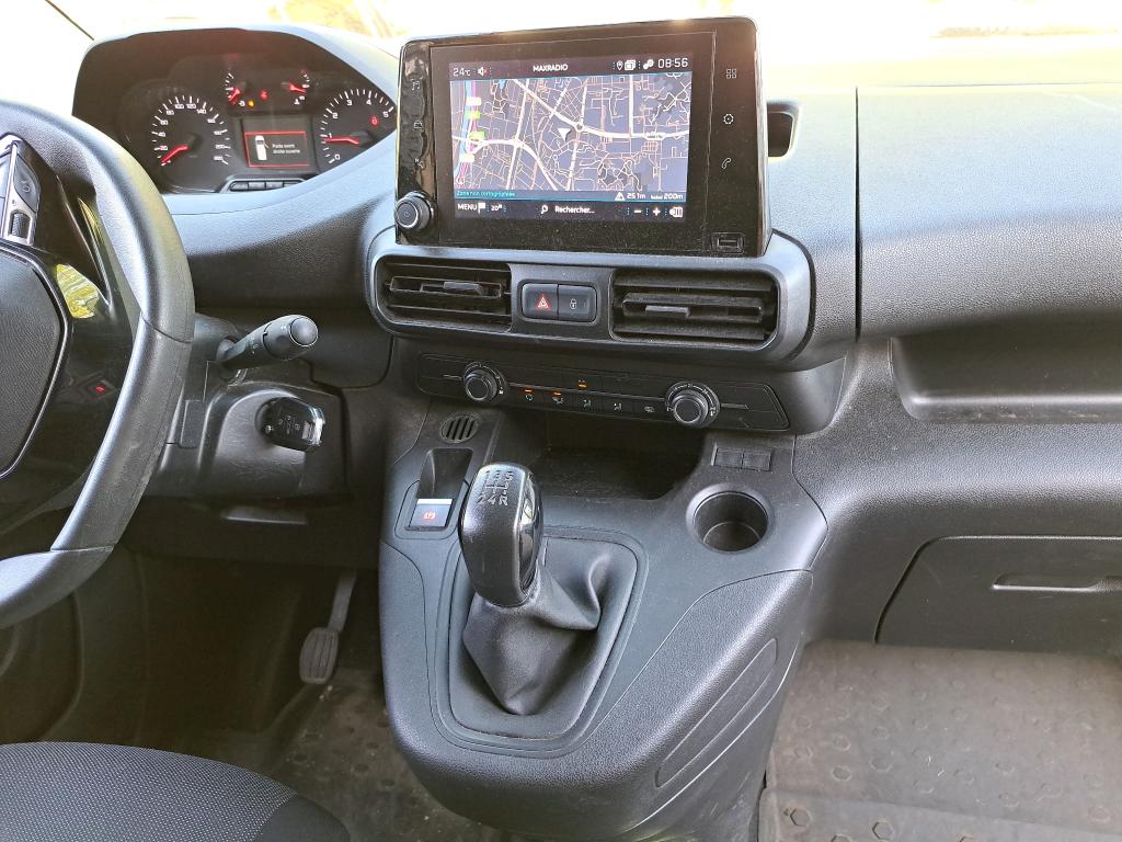 Peugeot PARTNER FOURGON STANDARD 650 KG BLUEHDI 100 S&S BVM5 ASPHALT 2021