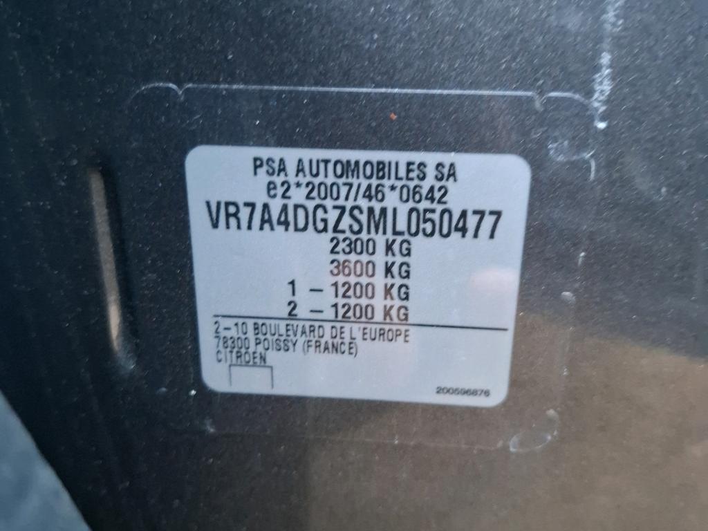 Citroen C5 Aircross Hybride Rechargeable 225 S&S e-EAT8 Business 2021