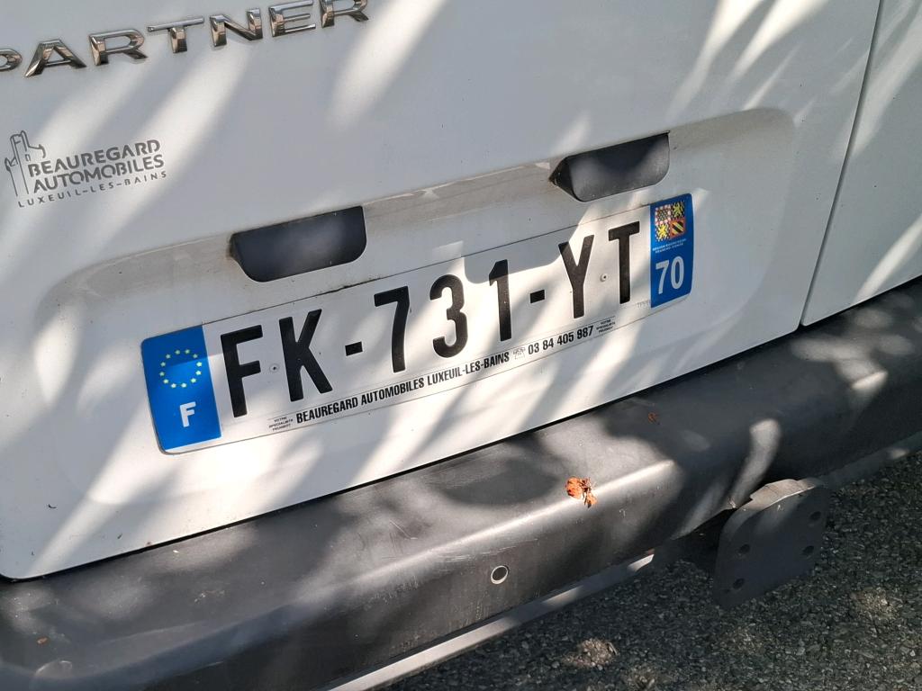 Peugeot PARTNER FOURGON STANDARD 650 KG BLUEHDI 130 S&S BVM6 PREMIUM 2019