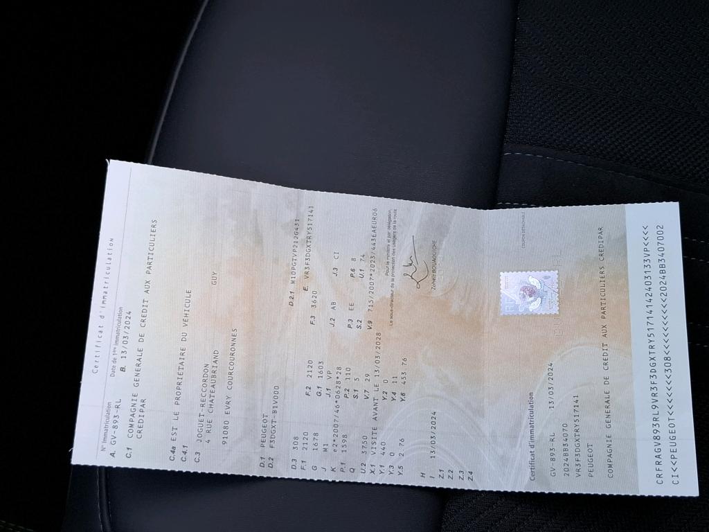 Peugeot 308 PHEV 180 e-EAT8 GT 2024