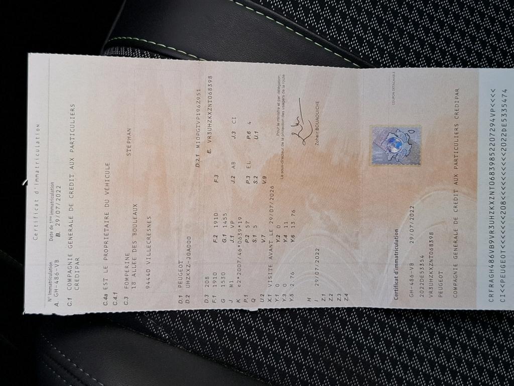 Peugeot 208 Electrique 50 kWh 136ch GT 2022