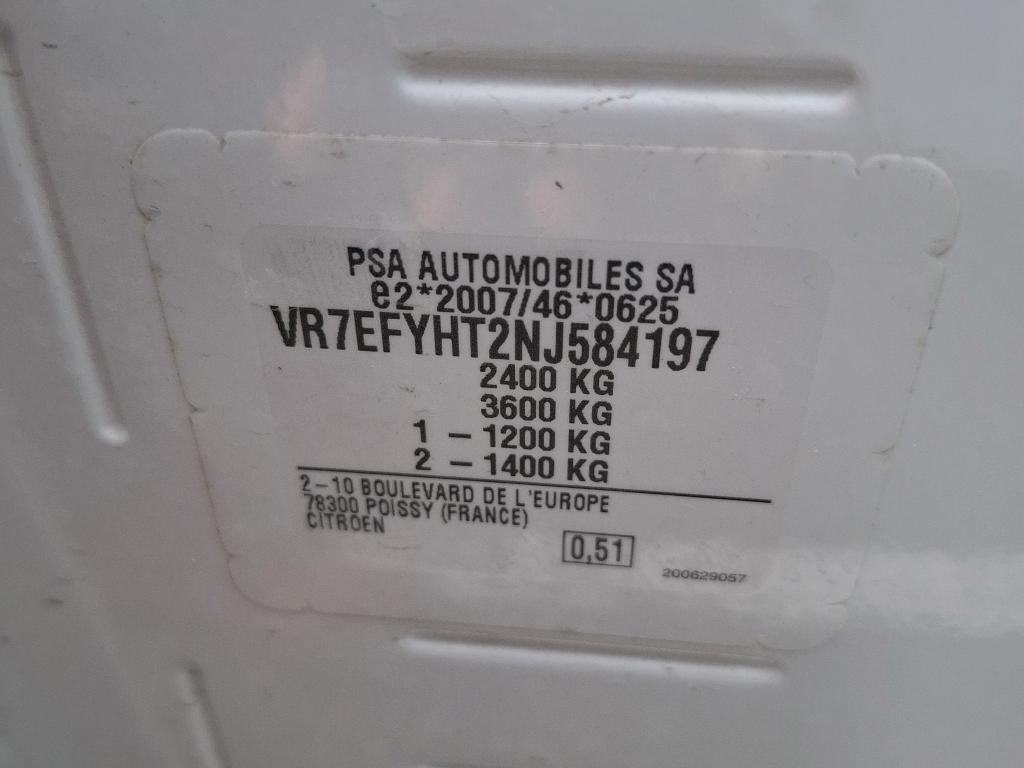 Citroen BERLINGO VAN XL 950 BLUEHDI 100 S&S BVM6 DRIVER 2022