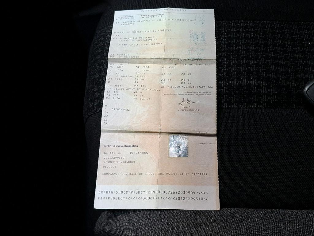 Peugeot 3008 BlueHDi 130ch S&S EAT8 Active Pack 2022