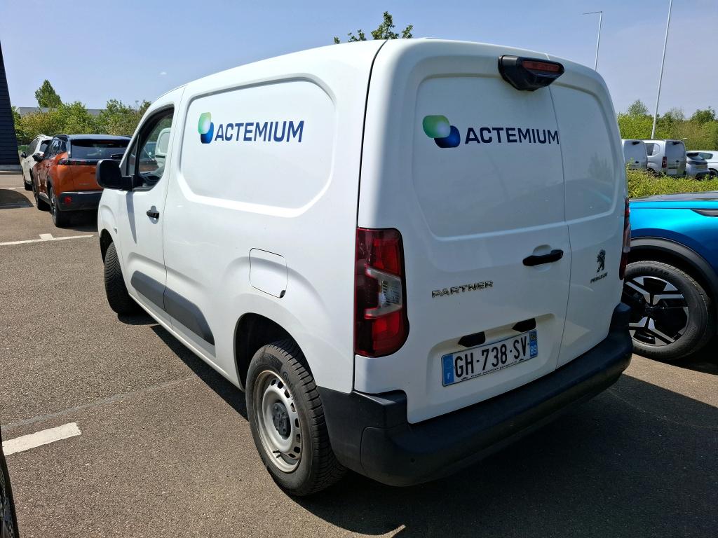 Peugeot PARTNER FOURGON STANDARD 650 KG BLUEHDI 100 S&S BVM6 ASPHALT 2022