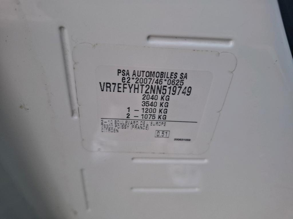 Citroen BERLINGO VAN M 650 BLUEHDI 100 S&S BVM6 DRIVER 2022