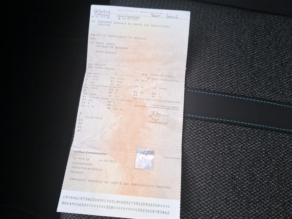 Peugeot 308 SW BlueHDi 130ch S&S BVM6 Allure 2022