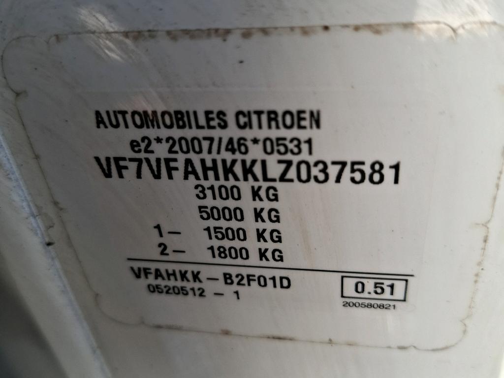 Citroen JUMPY FGN M BLUEHDI 120 S&S BVM6 CLUB 340 NM 2020