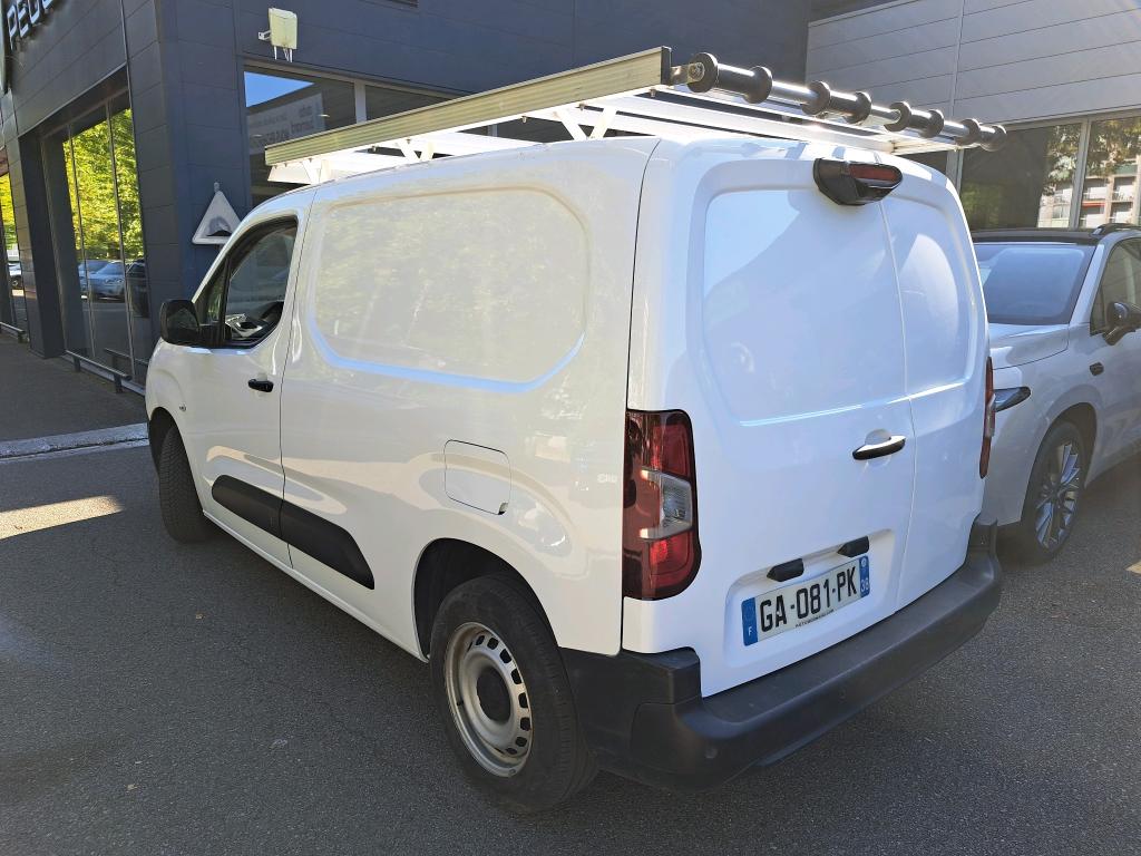 Peugeot PARTNER FOURGON STANDARD 650 KG BLUEHDI 100 S&S BVM5 ASPHALT 2021