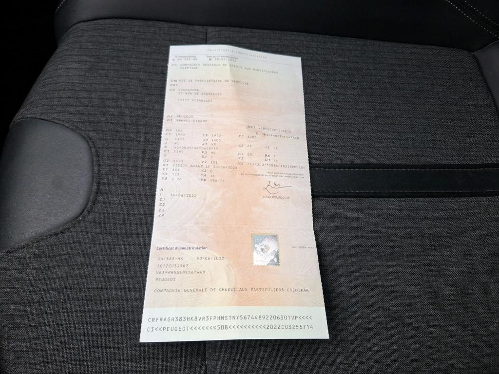 Peugeot 508 PureTech  130 ch S&S EAT8 Allure Pack 2022