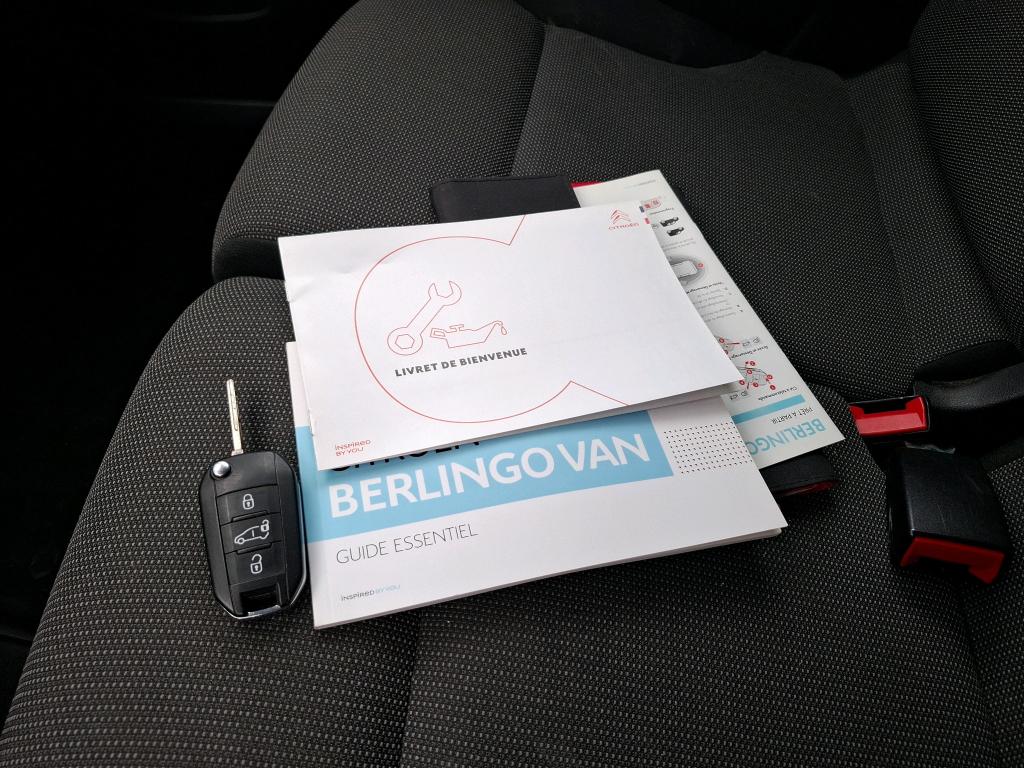 Citroen BERLINGO VAN M 650 BLUEHDI 100 S&S BVM5 CLUB 2020