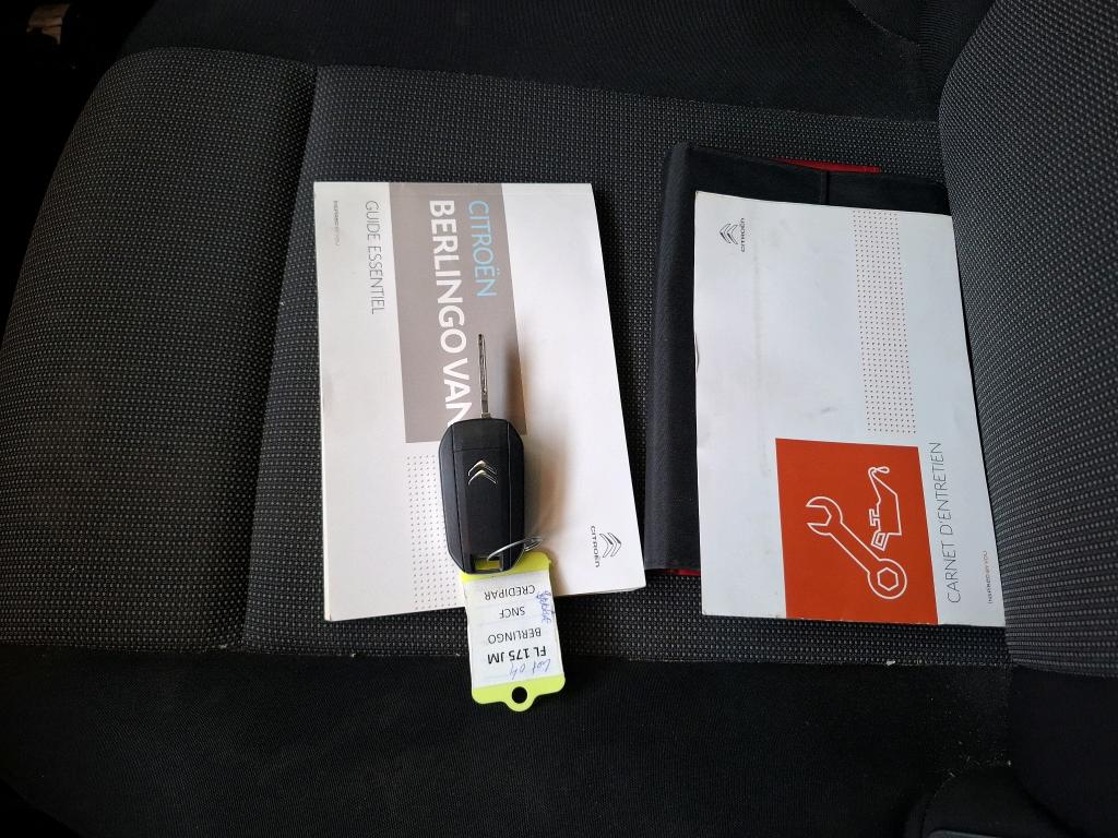 Citroen BERLINGO VAN M 650 BLUEHDI 100 S&S BVM5 CLUB 2019