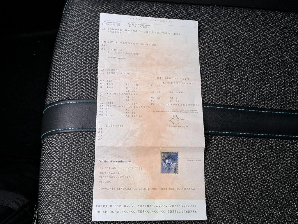 Peugeot 308 SW BlueHDi 130ch S&S BVM6 Allure 2022