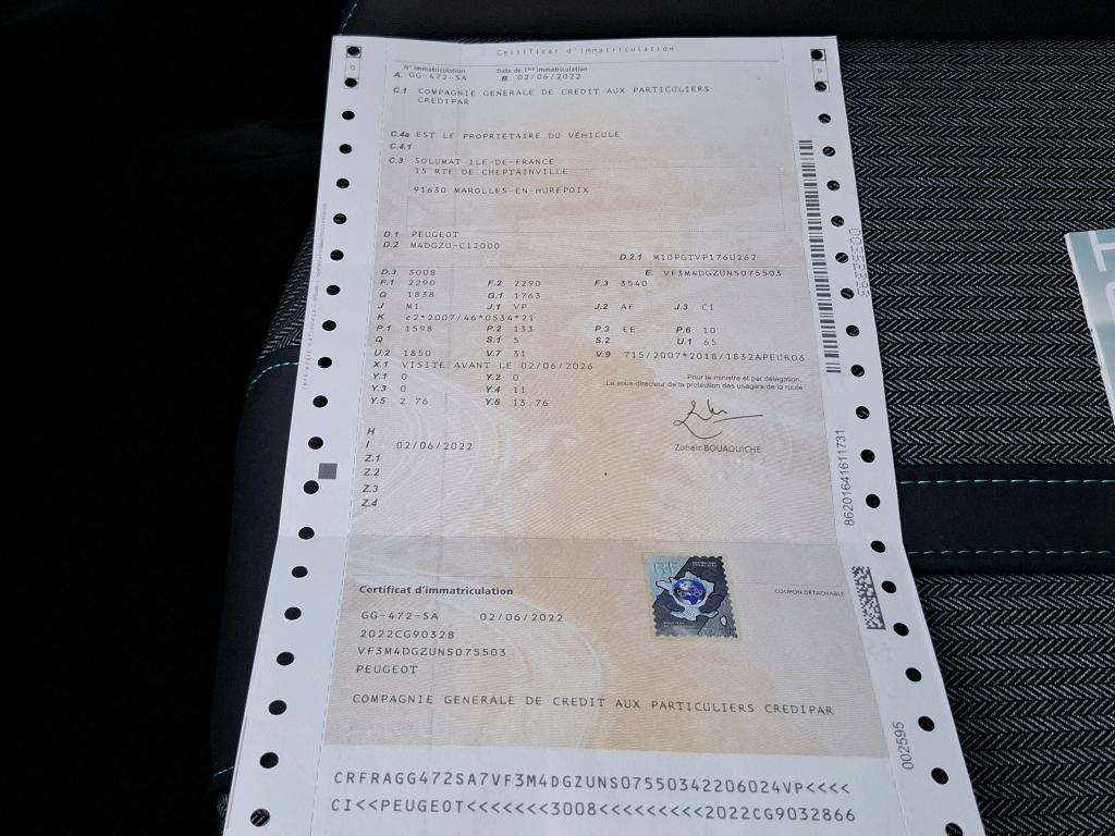 Peugeot 3008 Hybrid 225 e-EAT8 Allure 2022