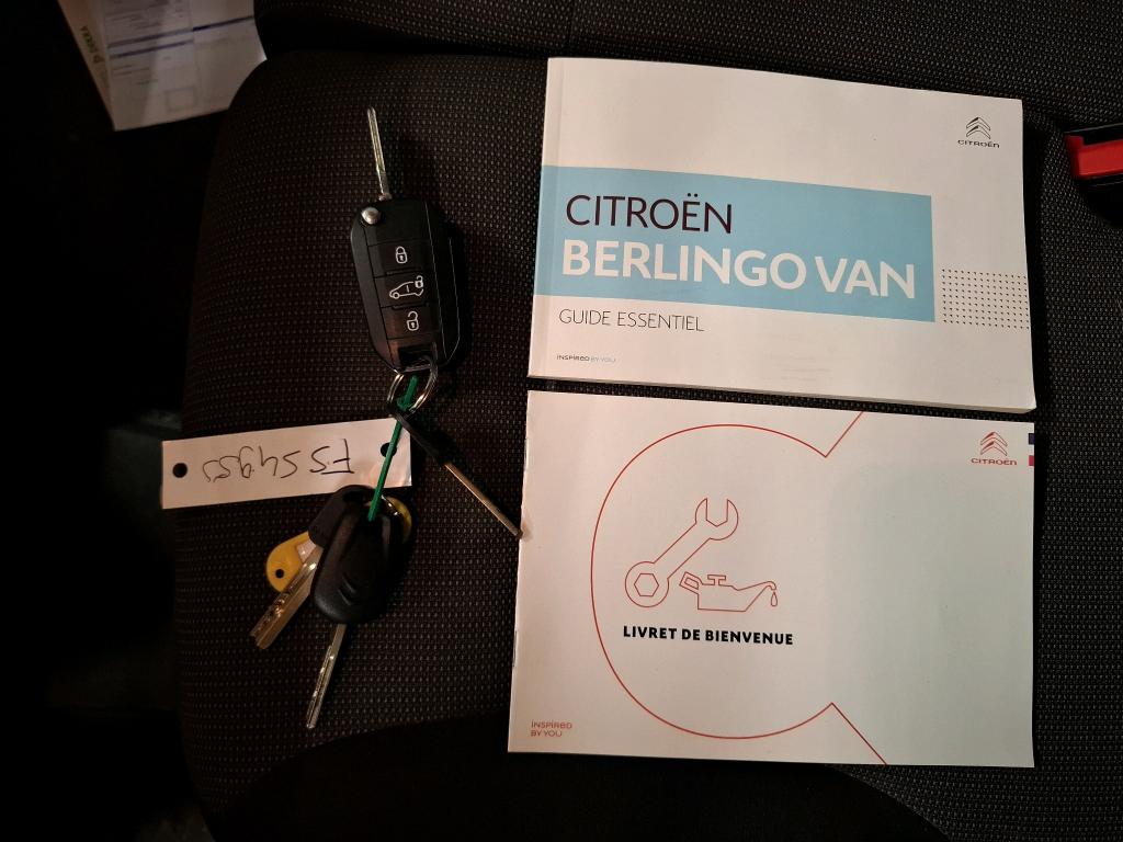 Citroen BERLINGO VAN M 650 BLUEHDI 100 S&S BVM5 CLUB 2020