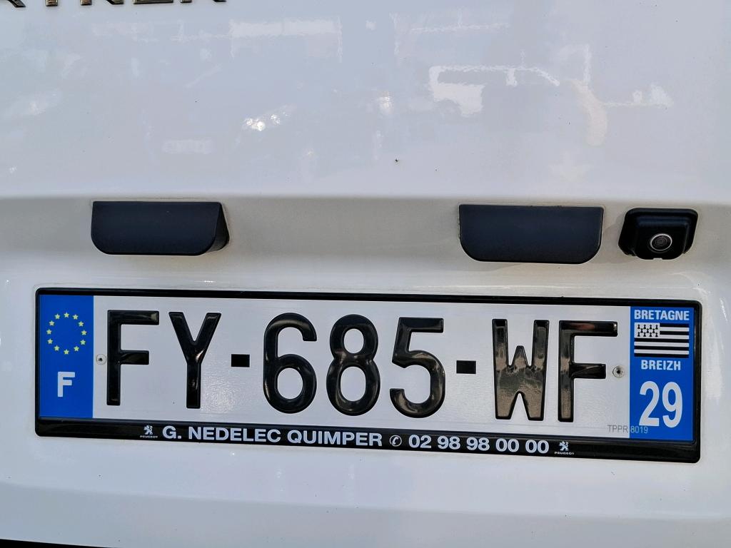 Peugeot PARTNER FOURGON STANDARD 650 KG BLUEHDI 100 S&S BVM5 PREMIUM 2021