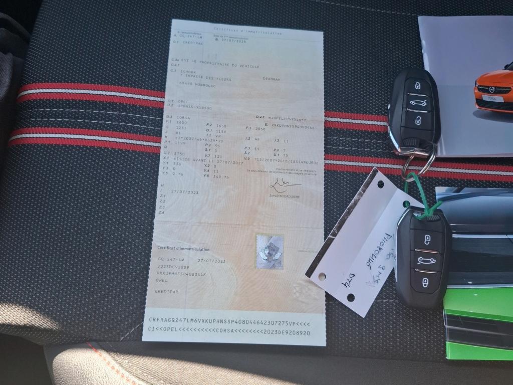 Opel Corsa 1.2 Turbo 130 ch BVA8 GS 2023