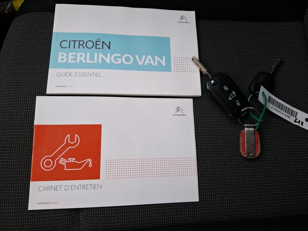 Citroen BERLINGO VAN M 650 BLUEHDI 100 S&S BVM5 CONTROL 2019
