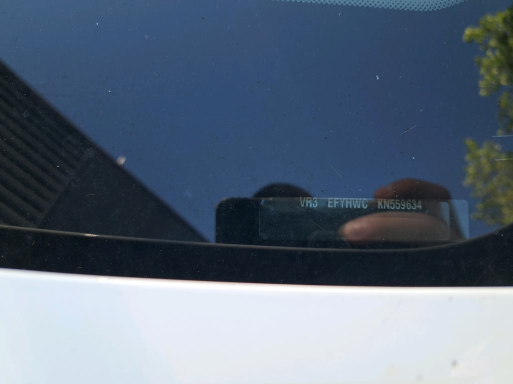 Peugeot PARTNER FOURGON STANDARD 650 KG BLUEHDI 75 BVM5 PREMIUM 2019