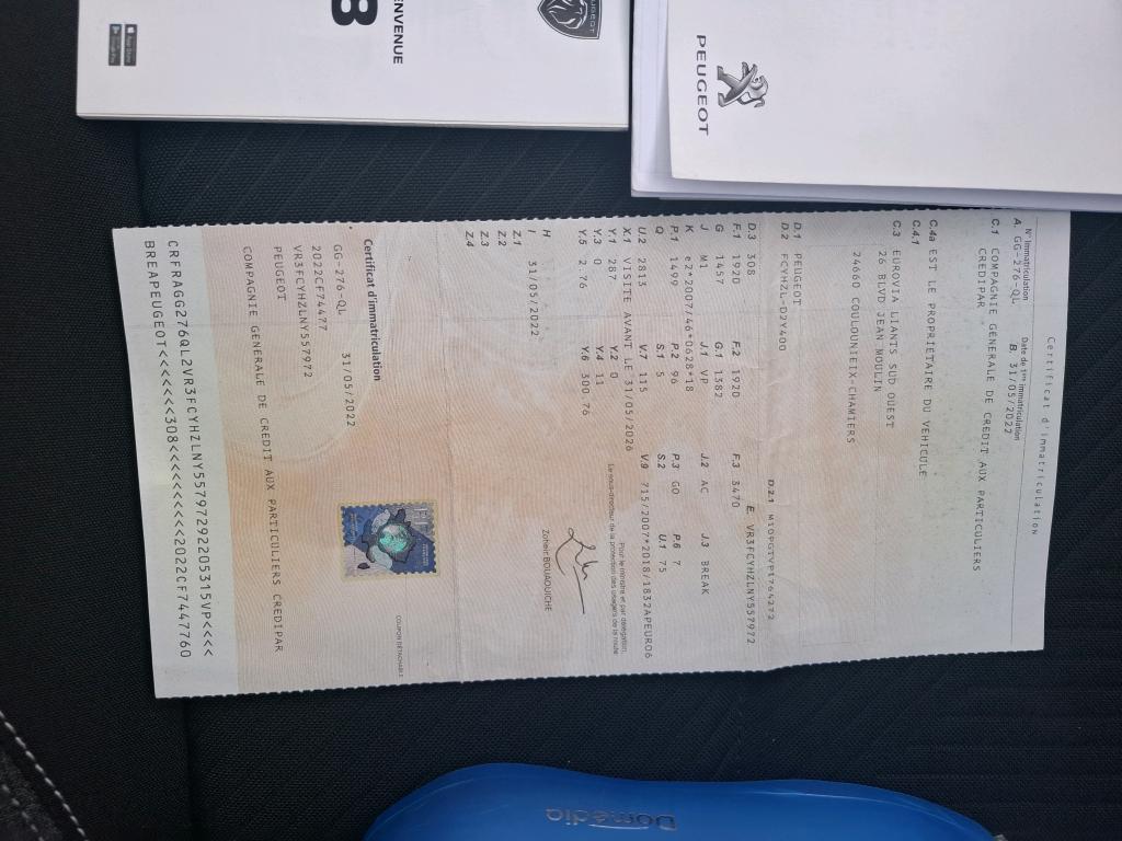 Peugeot 308 SW BlueHDi 130ch S&S BVM6 Active Pack 2022