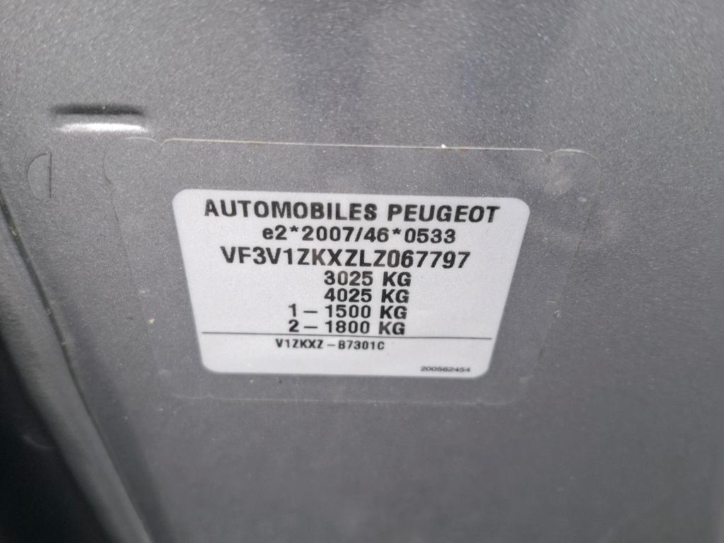 Peugeot EXPERT FGN TOLE STANDARD ELECTRIQUE 75KWH 136 ASPHALT 2020