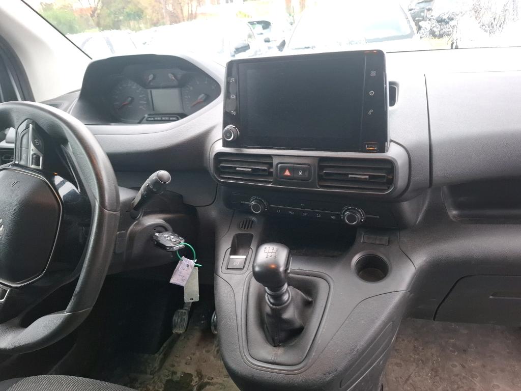 Peugeot PARTNER FOURGON STANDARD 650 KG BLUEHDI 100 S&S BVM6 ASPHALT 2022