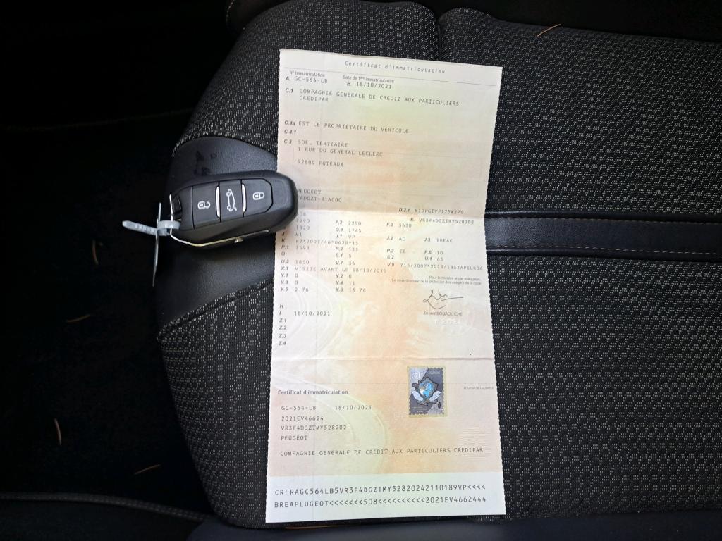 Peugeot 508 SW Hybrid 225 e-EAT8 GT 2021