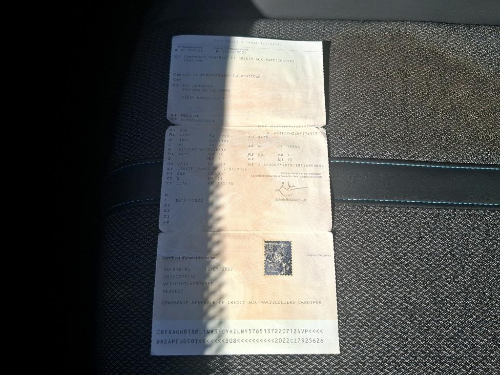 Peugeot 308 SW BlueHDi 130ch S&S BVM6 Allure 2022