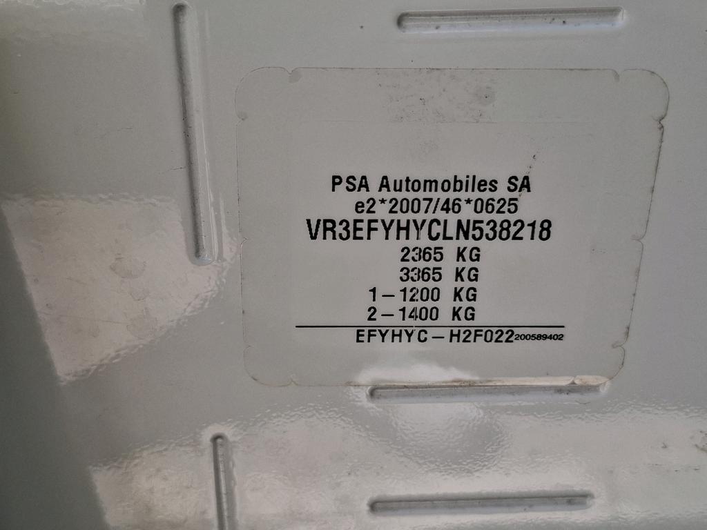 Peugeot PARTNER FOURGON STANDARD 1000 KG BLUEHDI 100 S&S BVM5 ASPHALT 2020