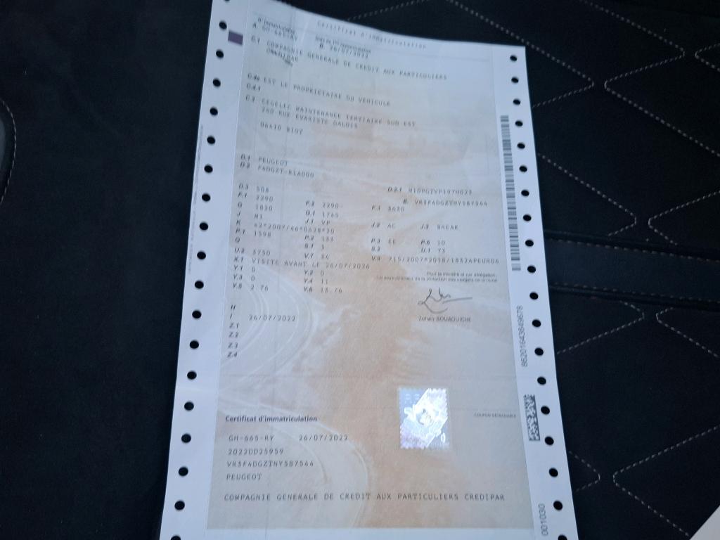 Peugeot 508 SW Hybrid 225 e-EAT8 GT Pack 2022