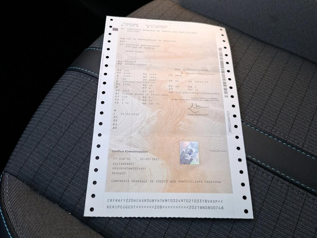 Peugeot 208 BlueHDi 100 S&S BVM6 Allure Business 2021