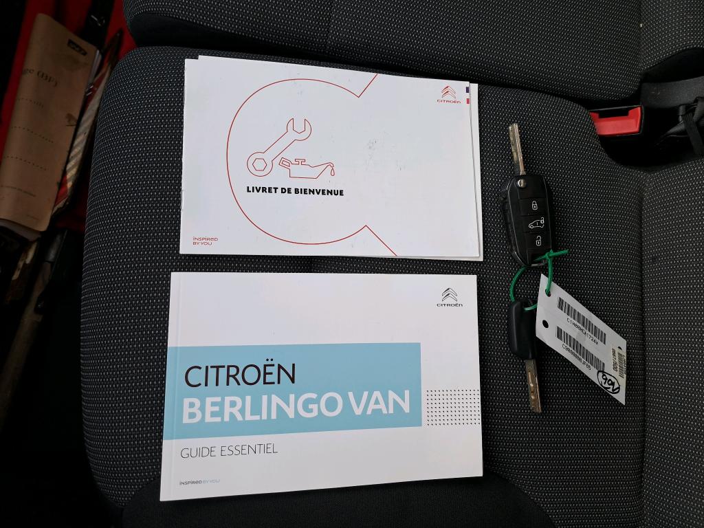 Citroen BERLINGO VAN M 650 BLUEHDI 100 S&S BVM5 CLUB 2020