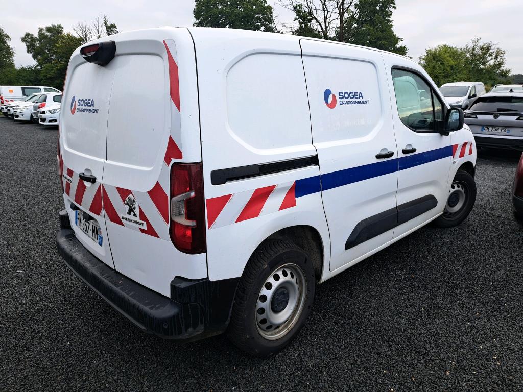 Peugeot PARTNER FOURGON STANDARD 1000 KG BLUEHDI 100 S&S BVM5 ASPHALT 2019