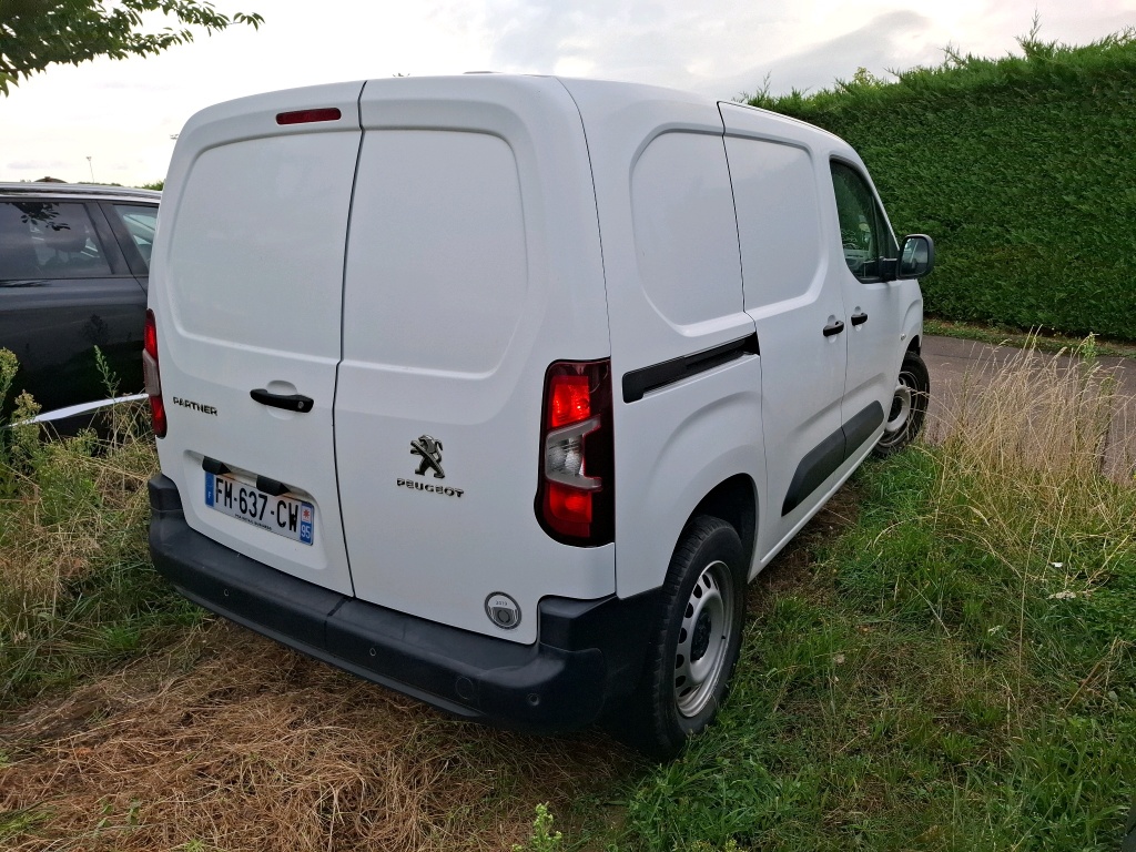 Peugeot PARTNER FOURGON STANDARD 1000 KG BLUEHDI 100 BVM5 GRIP 2019