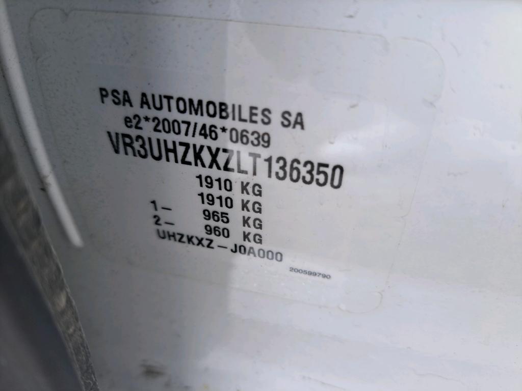 Peugeot 208 ELECTRIQUE 50 KWH 136 ACTIVE BUSINESS R 2021