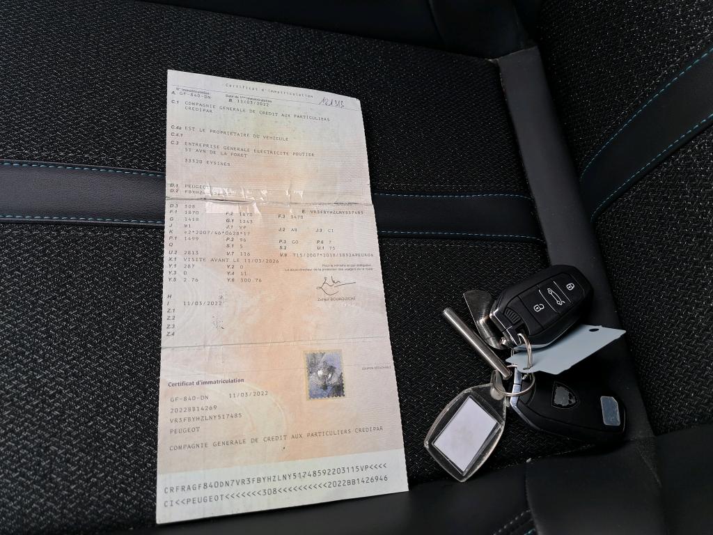 Peugeot 308 BlueHDi 130ch S&S BVM6 Allure Pack 2022