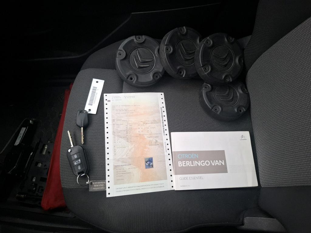 Citroen BERLINGO VAN M 650 BLUEHDI 75 BVM5 CLUB 2019