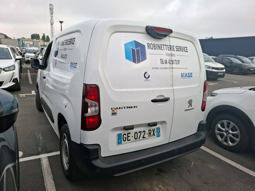 Peugeot PARTNER FOURGON STANDARD 650 KG BLUEHDI 100 S&S BVM6 ASPHALT 2022