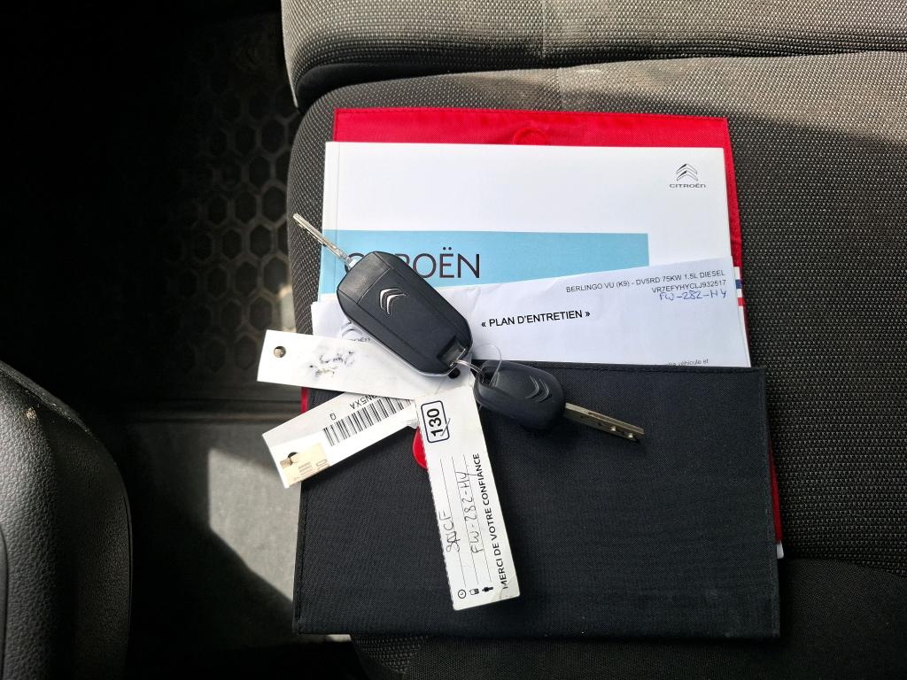 Citroen BERLINGO VAN M 650 BLUEHDI 100 S&S BVM5 CLUB 2021