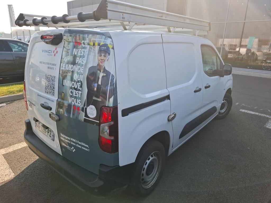 Peugeot PARTNER FOURGON STANDARD 650 KG BLUEHDI 100 S&S BVM6 ASPHALT 2022