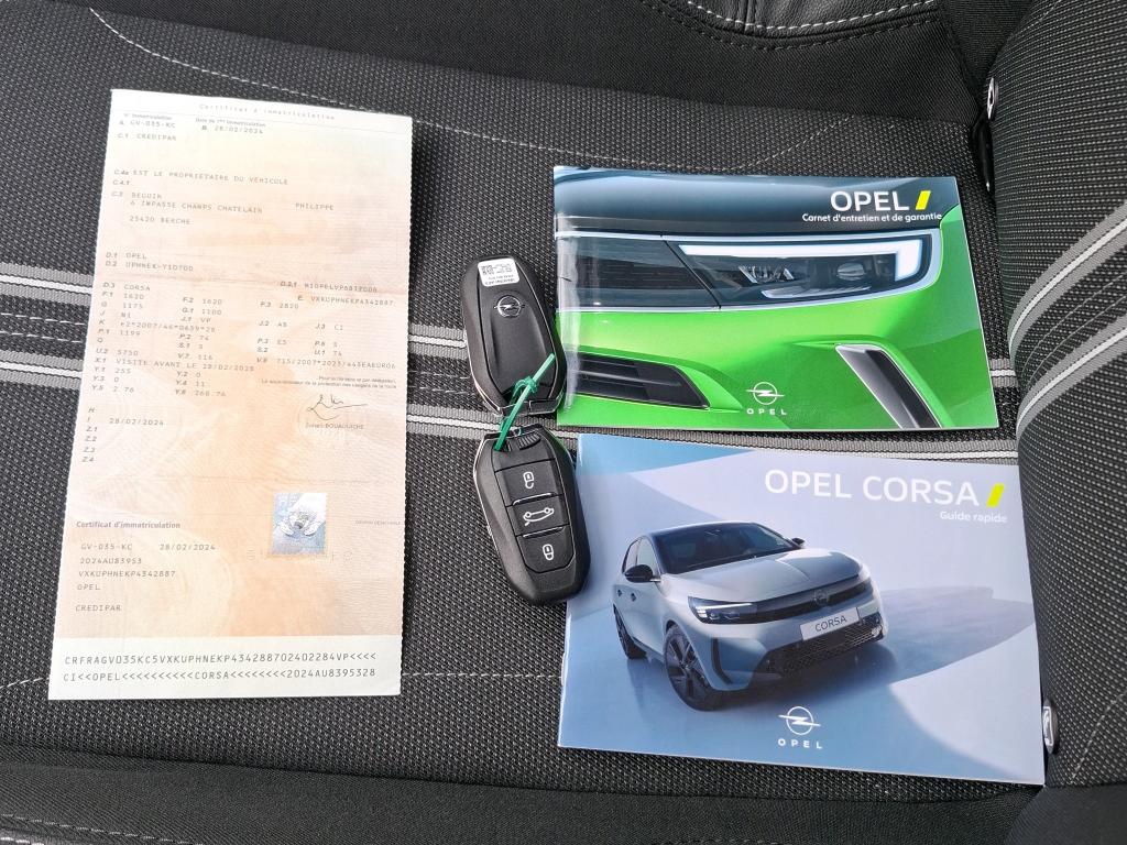 Opel Corsa 1.2 Turbo 100 ch GS 2024