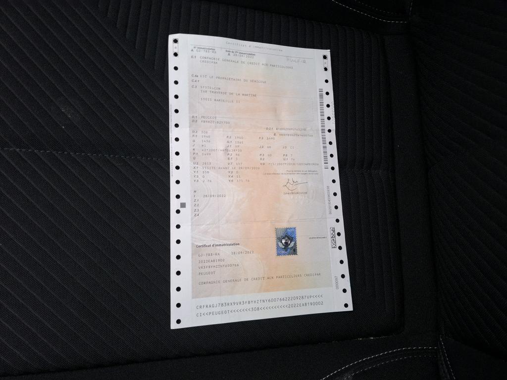 Peugeot 308 BlueHDi 130ch S&S EAT8 Active Pack 2022