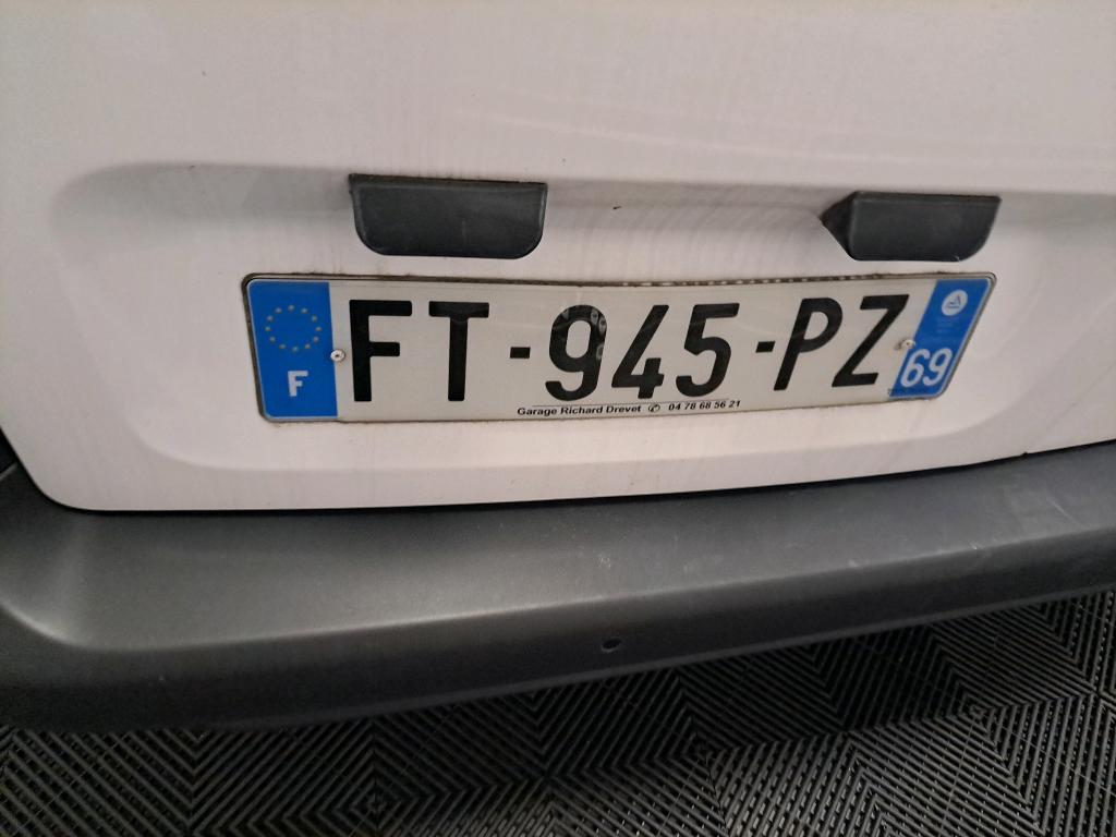 Peugeot PARTNER FOURGON STANDARD 650 KG BLUEHDI 100 S&S BVM5 PREMIUM 2020