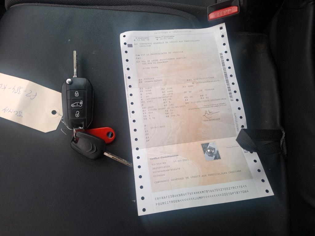 Citroen JUMPY FGN XL BLUEHDI 120 S&S BVM6 DRIVER 340 NM 2021