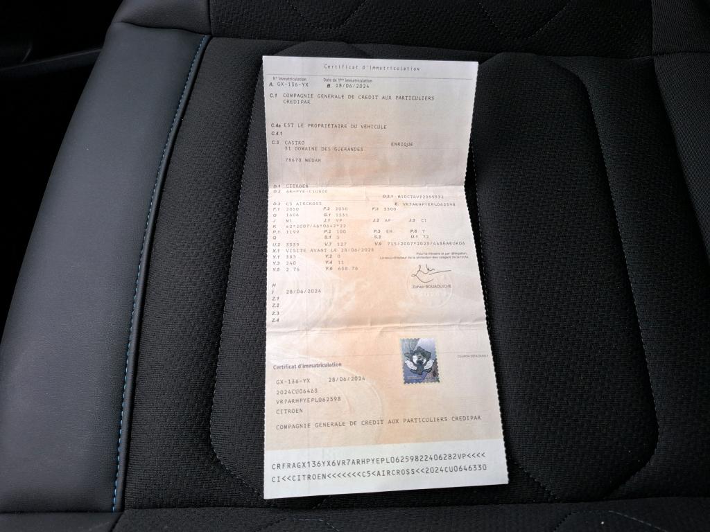 Citroen C5 Aircross Hybride 136 e-DCS6 Plus 2024