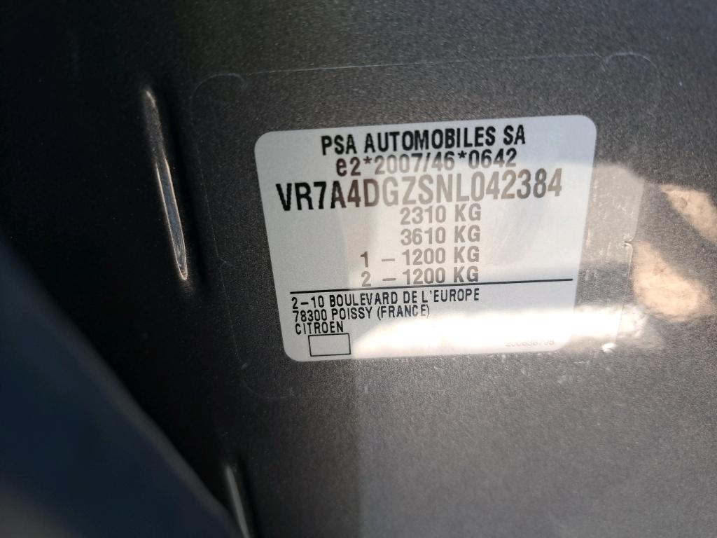 Citroen C5 Aircross Hybride Rechargeable 225 e-EAT8 C-Series 2022