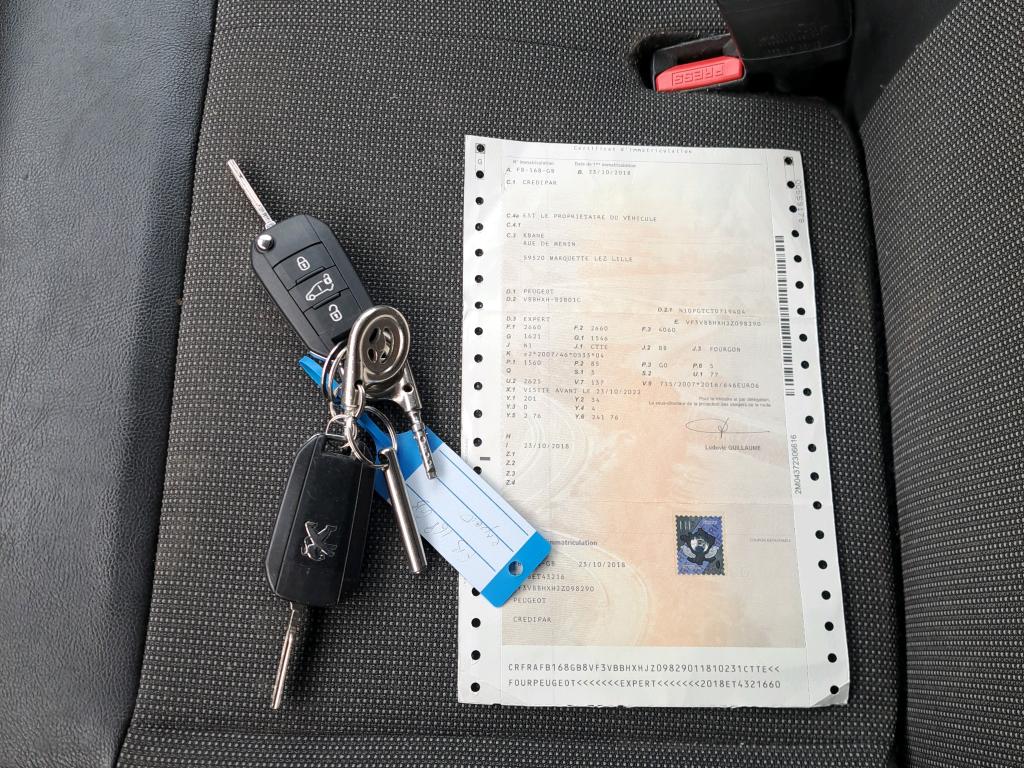 Peugeot EXPERT FGN TOLE STANDARD BLUEHDI 115 S&S BVM6 PREMIUM PACK 2018