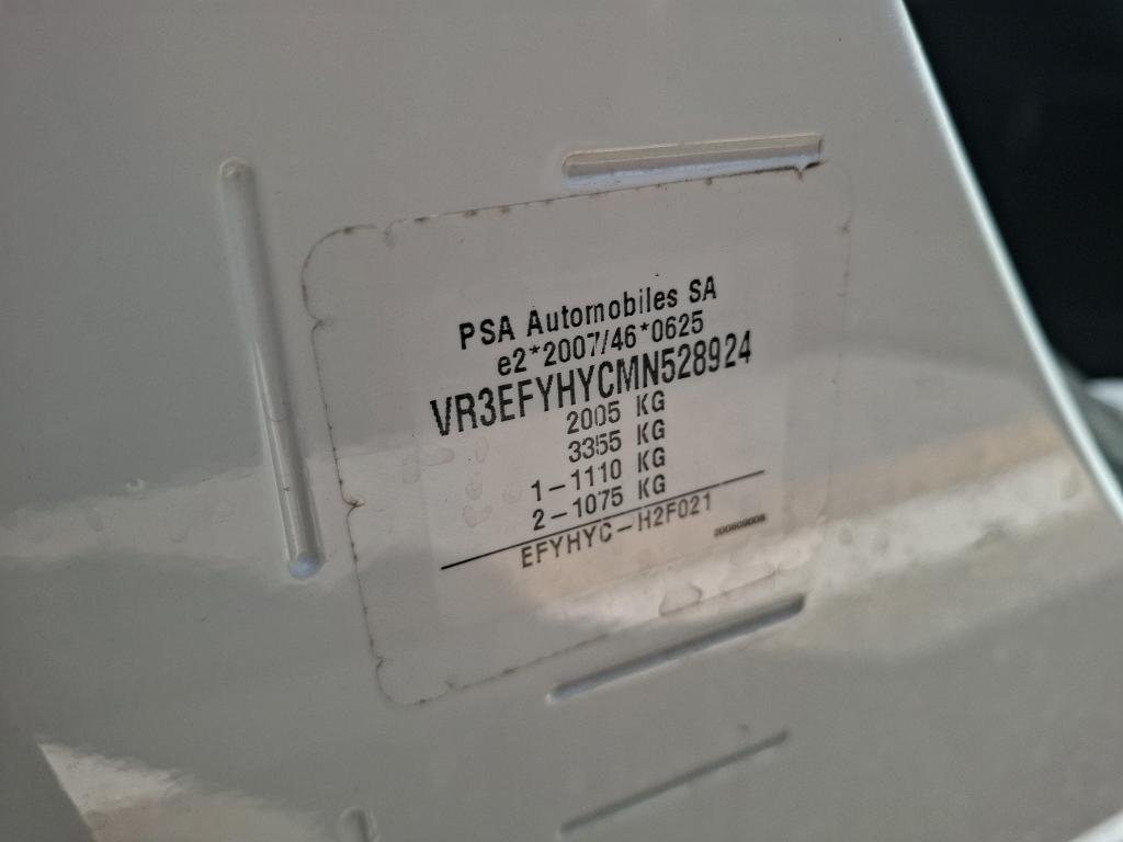 Peugeot PARTNER FOURGON STANDARD 650 KG BLUEHDI 100 S&S BVM5 ASPHALT 2021