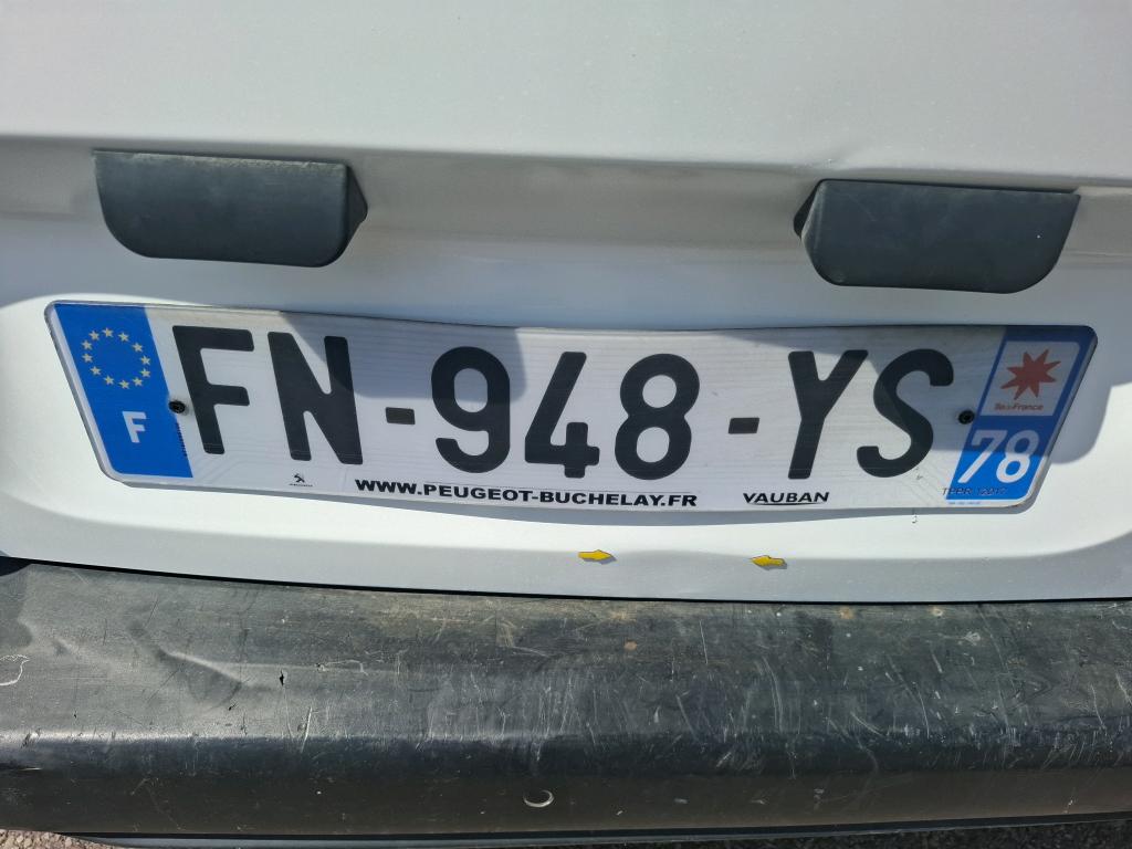 Peugeot PARTNER FOURGON STANDARD 650 KG BLUEHDI 75 BVM5 PREMIUM 2020